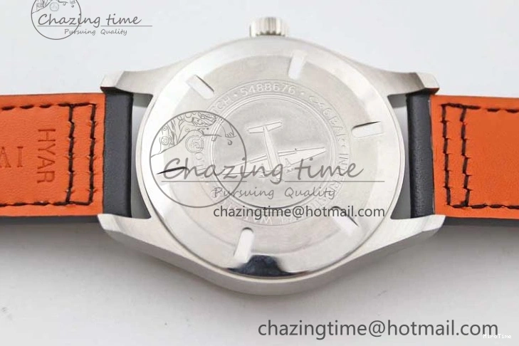 MIROTIME 0131 UrbanStyle Mark XVIII IW327012 SS M+F 1:1 Best Edition White Dial on Black Leather Strap A 7054